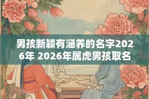 男孩新颖有涵养的名字2026年 2026年属虎男孩取名最佳字