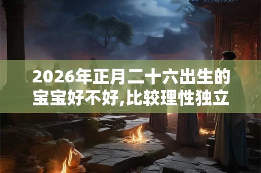 2026年正月二十六出生的宝宝好不好,比较理性独立