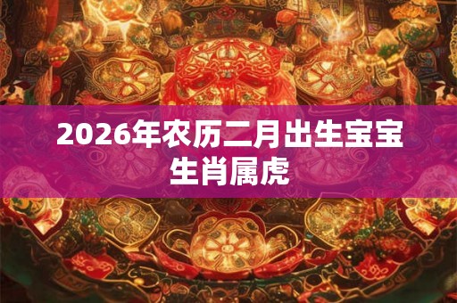 2026年农历二月出生宝宝生肖属虎