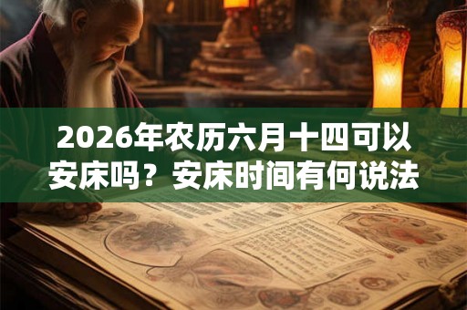 2026年农历六月十四可以安床吗?安床时间有何说法? 2026年农历六月十四可以安床吗?安床时间有何说法?
