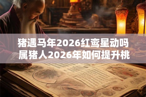 猪遇马年2026红鸾星动吗 属猪人2026年如何提升桃花运