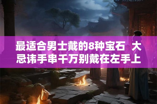 最适合男士戴的8种宝石  大忌讳手串千万别戴在左手上