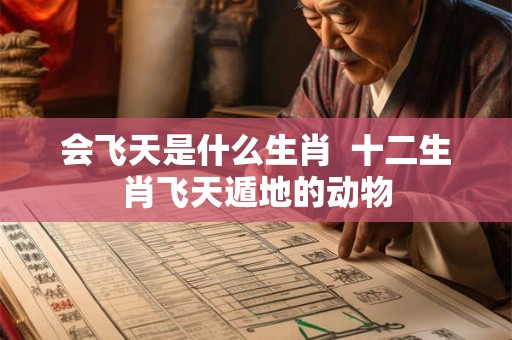 会飞天是什么生肖  十二生肖飞天遁地的动物