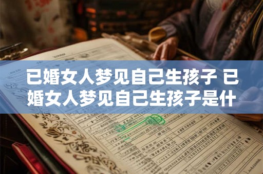 已婚女人梦见自己生孩子 已婚女人梦见自己生孩子是什么含义
