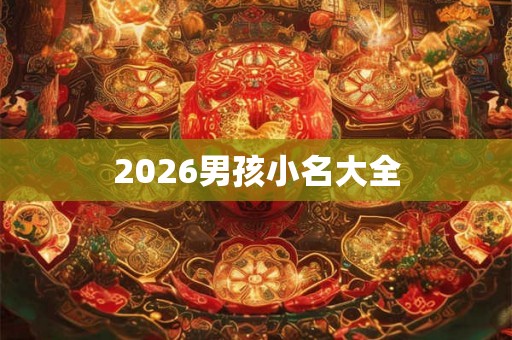 2026男孩小名大全 2026男孩小名大全