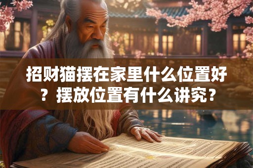 招财猫摆在家里什么位置好？摆放位置有什么讲究？