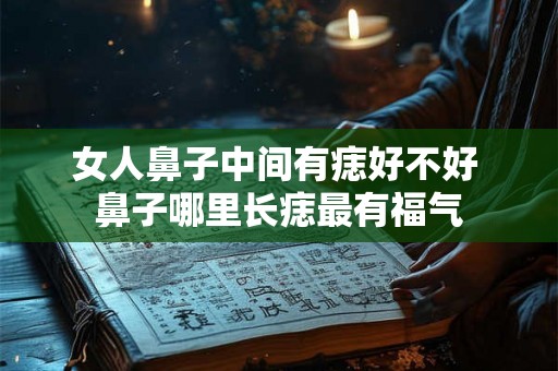 女人鼻子中间有痣好不好 鼻子哪里长痣最有福气 女人鼻子中间有痣好不好 鼻子哪里长痣最有福气