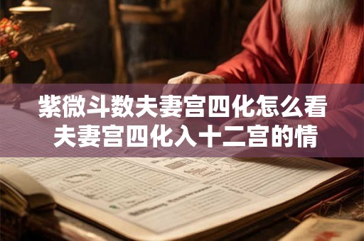 紫微斗数夫妻宫四化怎么看 夫妻宫四化入十二宫的情况 紫微斗数夫妻宫四化怎么看 夫妻宫四化入十二宫的情况