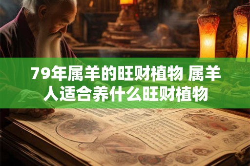79年属羊的旺财植物 属羊人适合养什么旺财植物