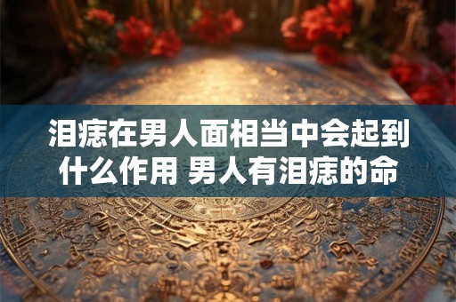 泪痣在男人面相当中会起到什么作用 男人有泪痣的命运