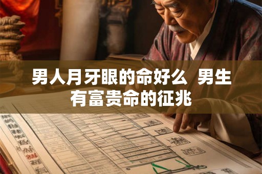 男人月牙眼的命好么 男生有富贵命的征兆 男人月牙眼的命好么 男生有富贵命的征兆