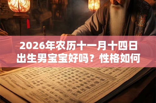 2026年农历十一月十四日出生男宝宝好吗？性格如何？