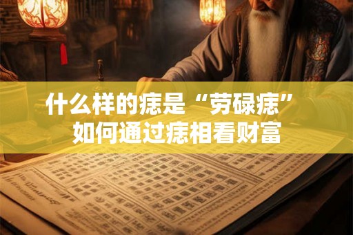 什么样的痣是“劳碌痣” 如何通过痣相看财富