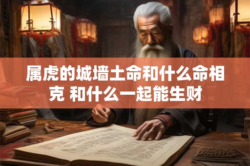 属虎的城墙土命和什么命相克 和什么一起能生财