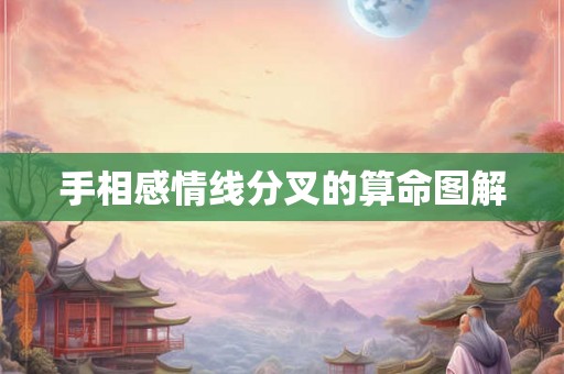 手相感情线分叉的算命图解