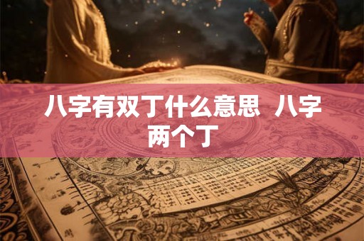 八字有双丁什么意思  八字两个丁