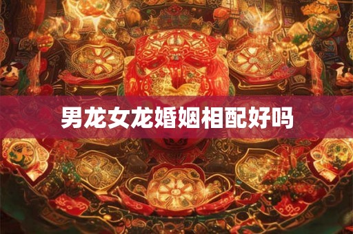 男龙女龙婚姻相配好吗