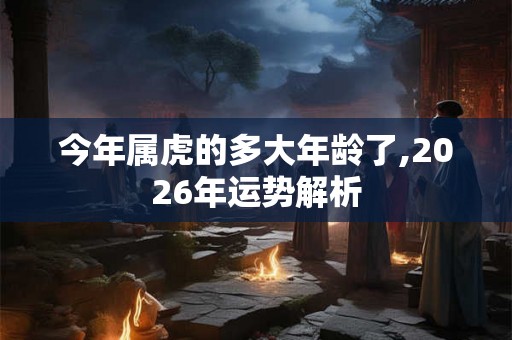 今年属虎的多大年龄了,2026年运势解析