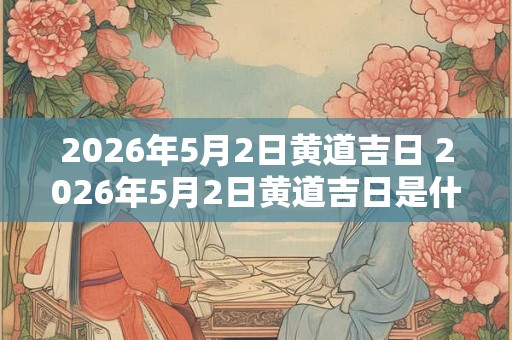 2026年5月2日黄道吉日 2026年5月2日黄道吉日是什么意思