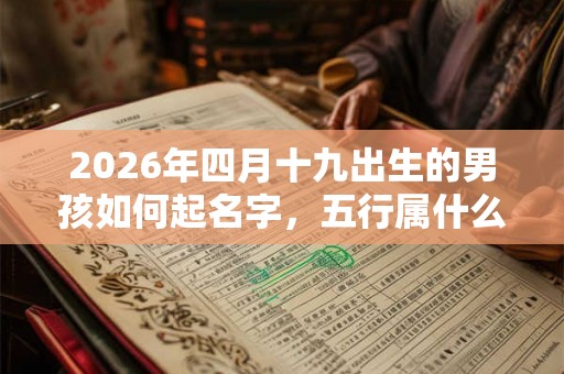 2026年四月十九出生的男孩如何起名字,五行属什么 2026年四月十九出生的男孩如何起名字,五行属什么