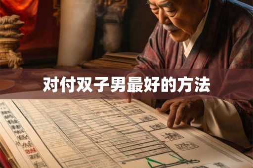 对付双子男最好的方法