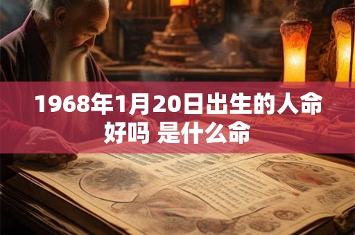 1968年1月20日出生的人命好吗 是什么命