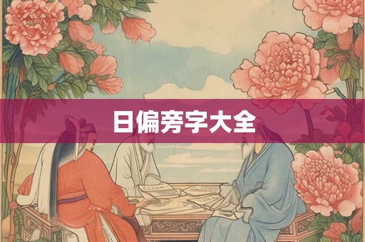 日偏旁字大全