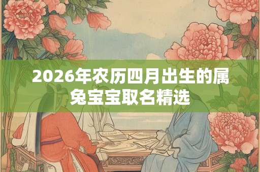 2026年农历四月出生的属兔宝宝取名精选