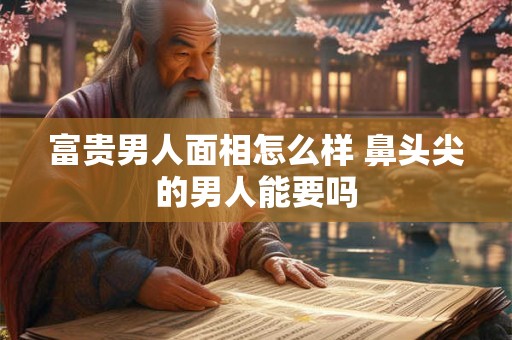 富贵男人面相怎么样 鼻头尖的男人能要吗