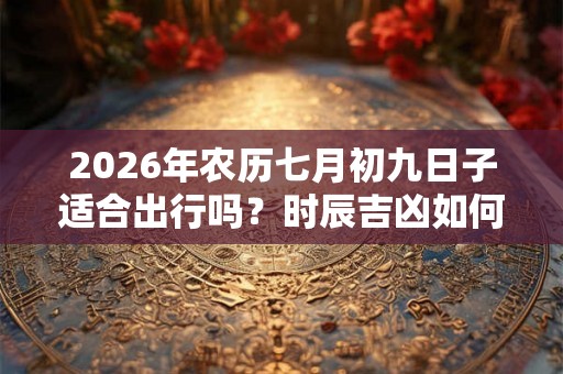 2026年农历七月初九日子适合出行吗？时辰吉凶如何？