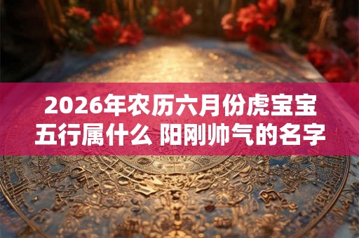 2026年农历六月份虎宝宝五行属什么 阳刚帅气的名字 2026年农历六月份虎宝宝五行属什么 阳刚帅气的名字