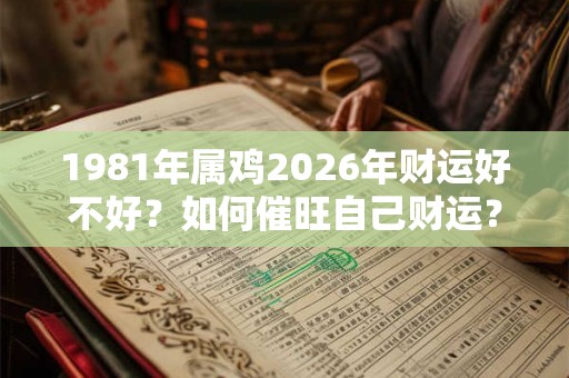 1981年属鸡2026年财运好不好？如何催旺自己财运？