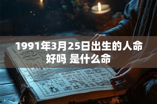 1991年3月25日出生的人命好吗 是什么命