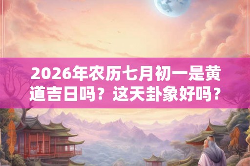 2026年农历七月初一是黄道吉日吗?这天卦象好吗? 2026年农历七月初一是黄道吉日吗?这天卦象好吗?