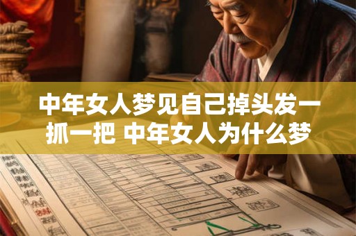中年女人梦见自己掉头发一抓一把 中年女人为什么梦见掉头发