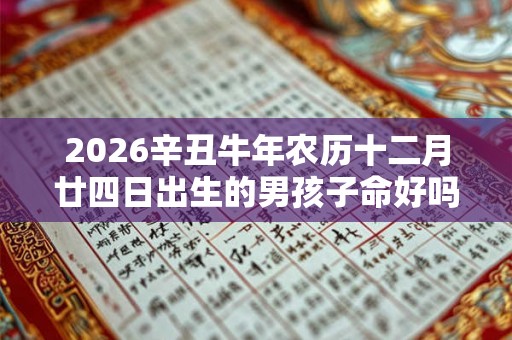 2026辛丑牛年农历十二月廿四日出生的男孩子命好吗？