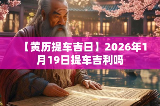 【黄历提车吉日】2026年1月19日提车吉利吗