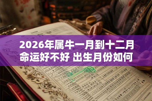 2026年属牛一月到十二月命运好不好 出生月份如何 2026年属牛一月到十二月命运好不好 出生月份如何