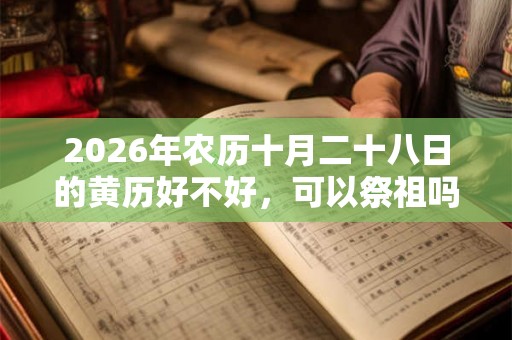 2026年农历十月二十八日的黄历好不好,可以祭祖吗? 2026年农历十月二十八日的黄历好不好,可以祭祖吗?