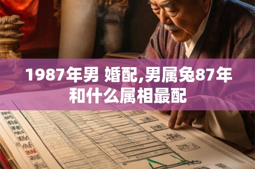 1987年男 婚配,男属兔87年和什么属相最配