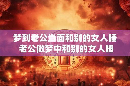 梦到老公当面和别的女人睡 老公做梦中和别的女人睡了 梦到老公当面和别的女人睡 老公做梦中和别的女人睡了