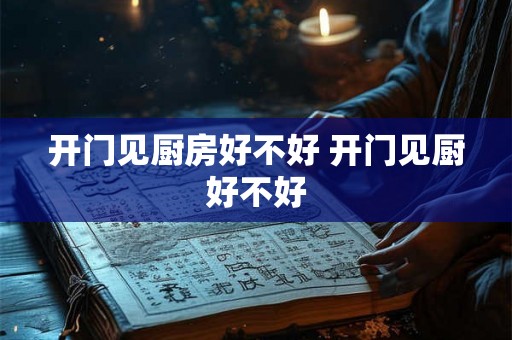 开门见厨房好不好 开门见厨好不好