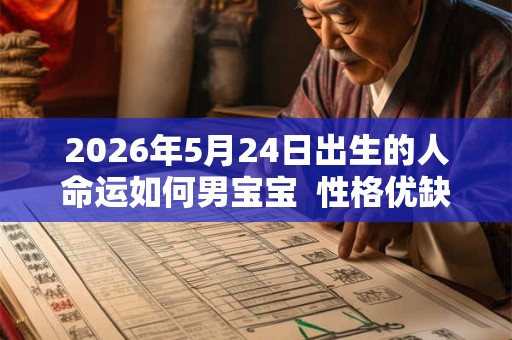 2026年5月24日出生的人命运如何男宝宝  性格优缺点分析