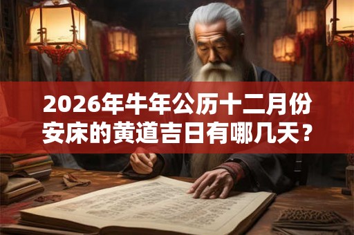 2026年牛年公历十二月份安床的黄道吉日有哪几天? 2026年牛年公历十二月份安床的黄道吉日有哪几天?