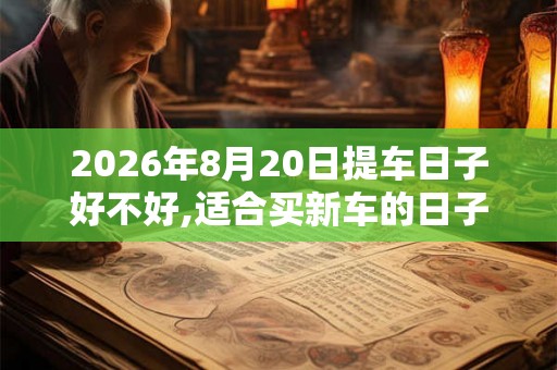 2026年8月20日提车日子好不好,适合买新车的日子吗