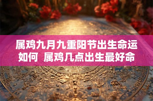 属鸡九月九重阳节出生命运如何  属鸡几点出生最好命