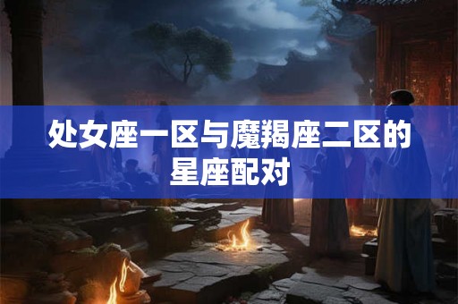 处女座一区与魔羯座二区的星座配对