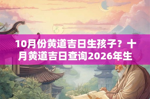 10月份黄道吉日生孩子?十月黄道吉日查询2026年生孩子 10月份黄道吉日生孩子?十月黄道吉日查询2026年生孩子