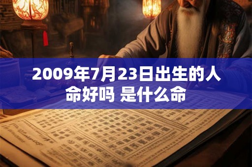 2009年7月23日出生的人命好吗 是什么命 2009年7月23日出生的人命好吗 是什么命