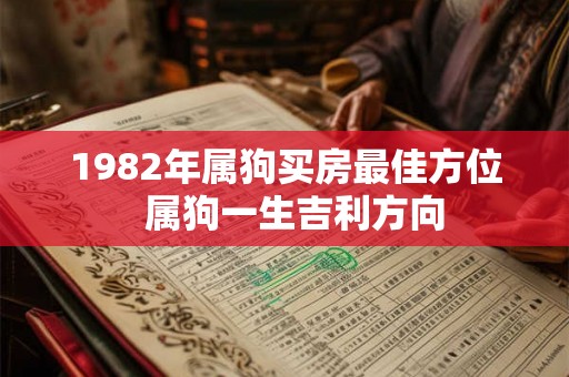 1982年属狗买房最佳方位  属狗一生吉利方向